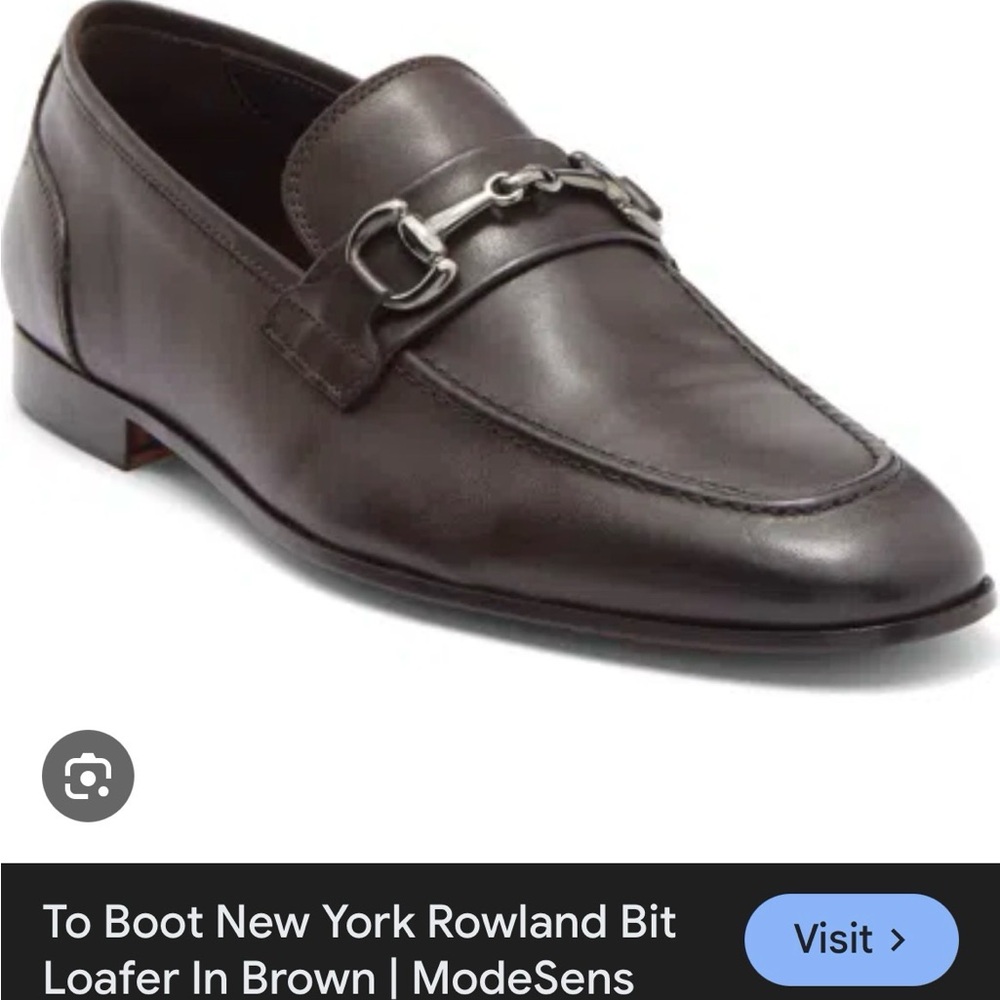 To Boot Men's Dark Rowland Bit Loafers